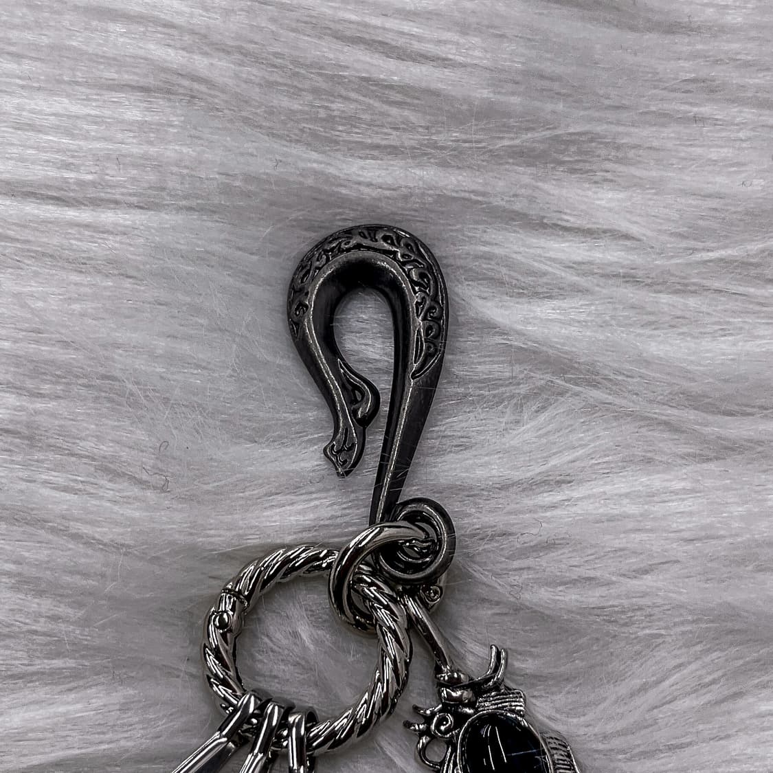 Vintage Ethnic Black Keyring 상품이미지2