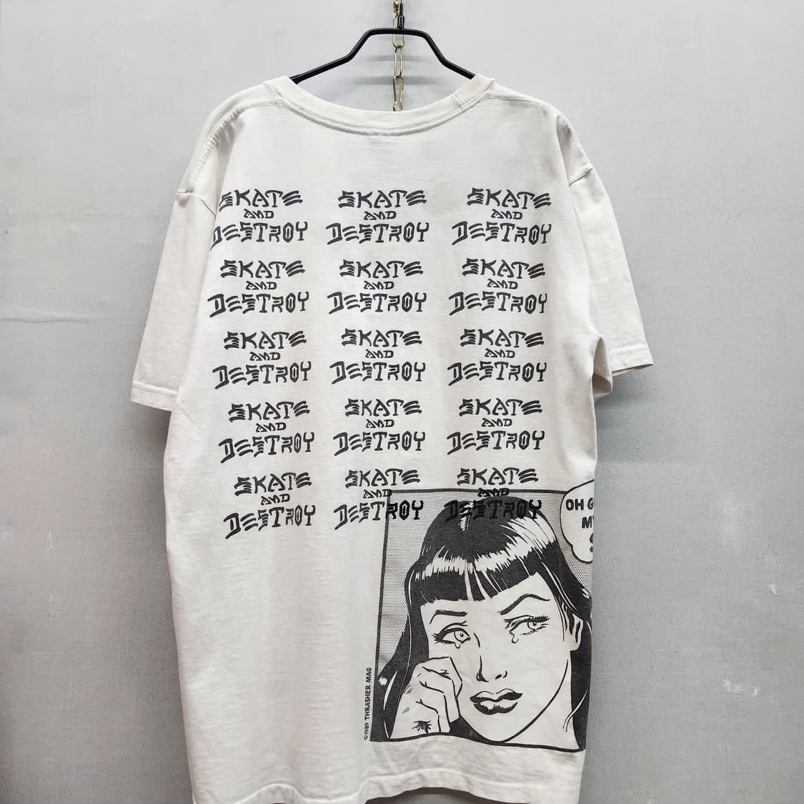 슈프림x트레셔 보이프렌드 빈티지 프린팅 반팔티  L(L) 상품이미지4