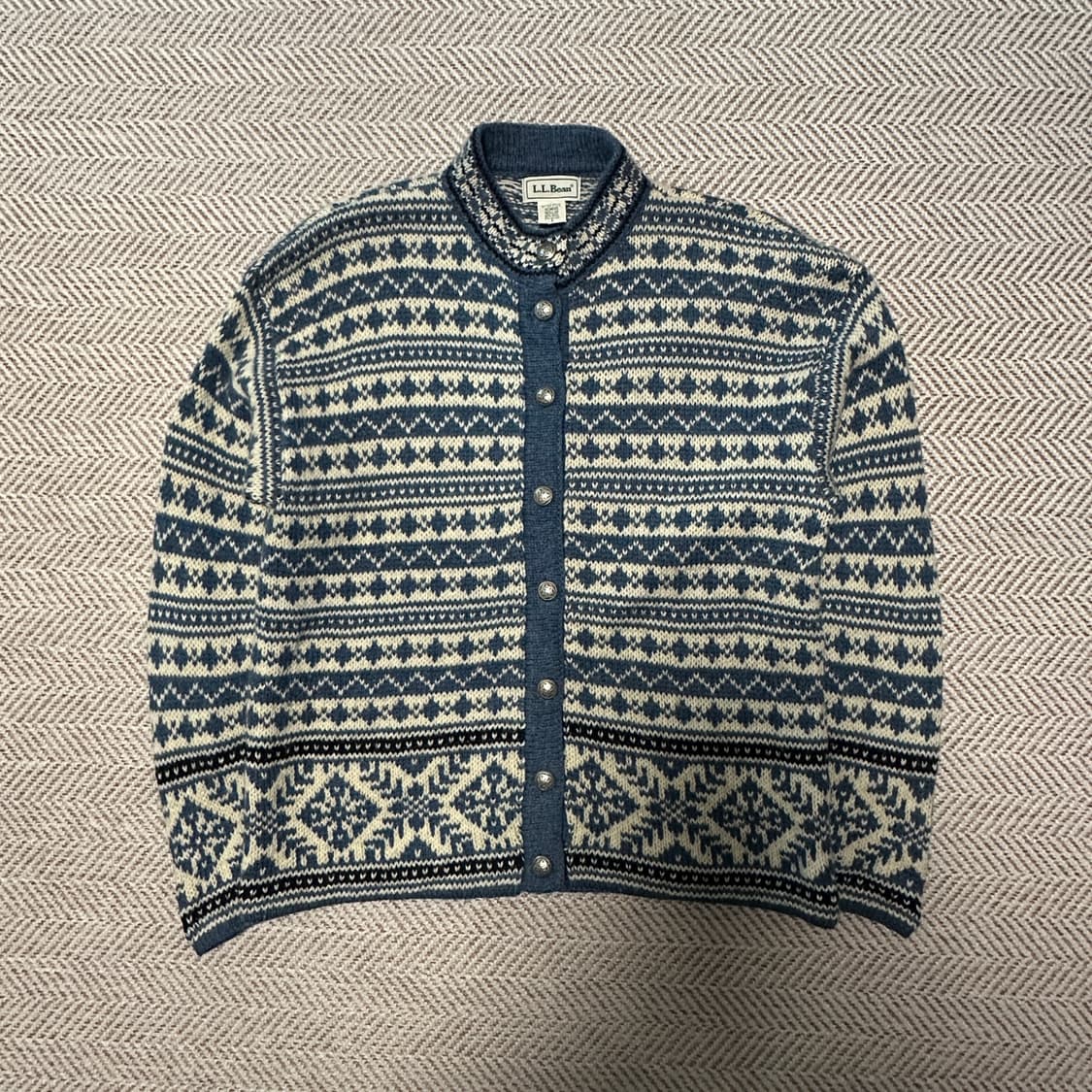 L. L. BEAN women usa made nordic sweater 상품이미지1