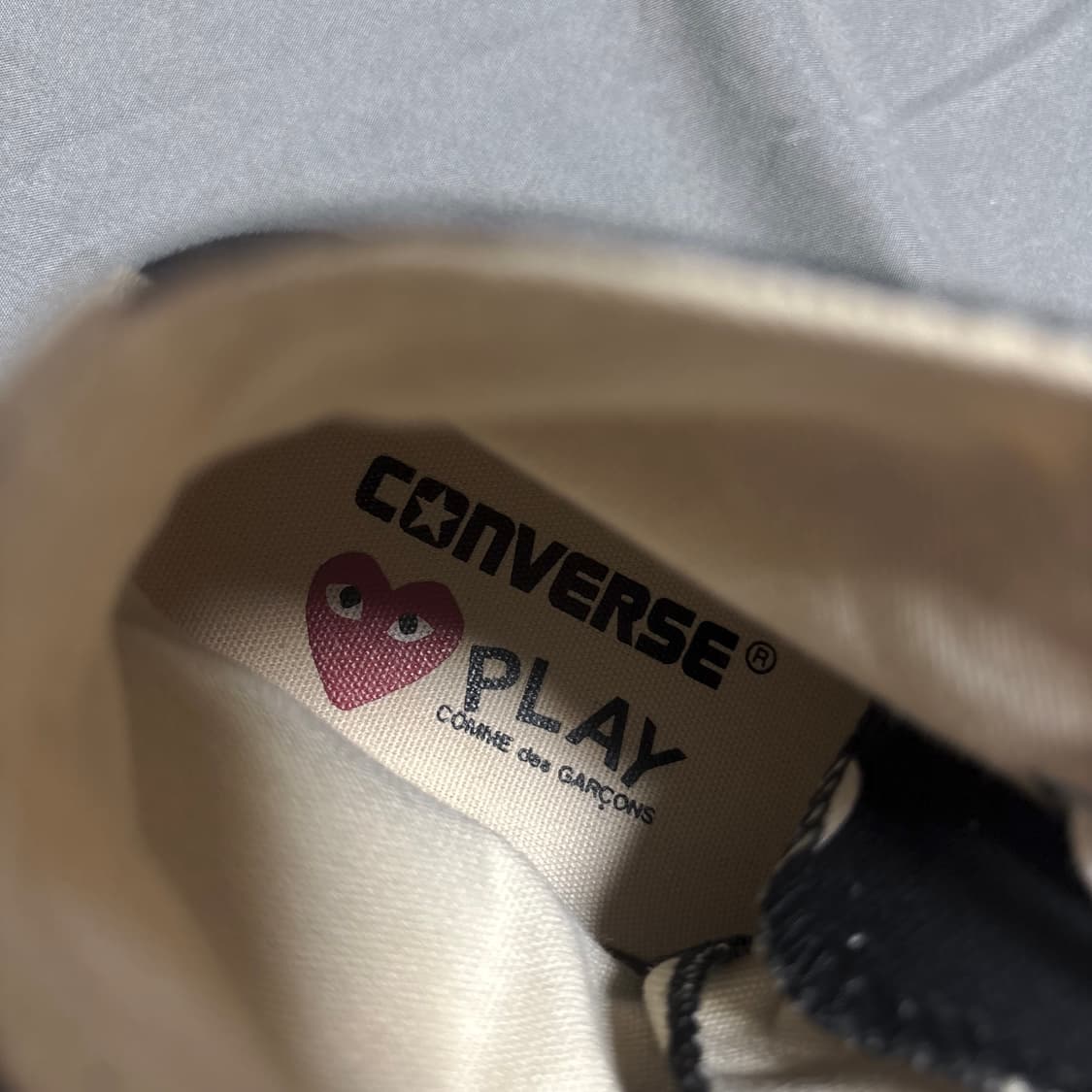 꼼데가르송X컨버스 도트 하이 상품이미지2