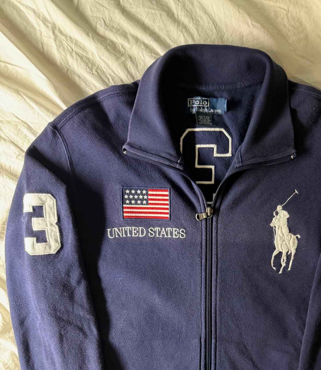 폴로 빅포니 성조기 집업 상품이미지1