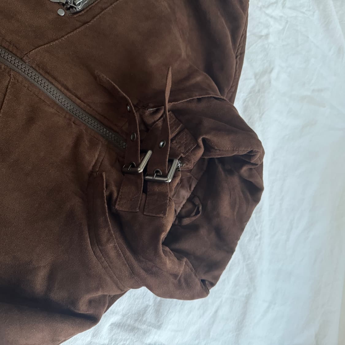 스웨이드 버클 자켓 상품이미지2