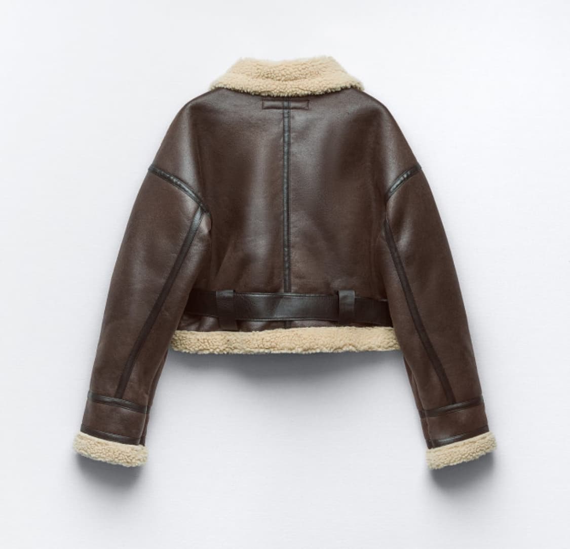 자라 zara 무스탕 xs 상품이미지2