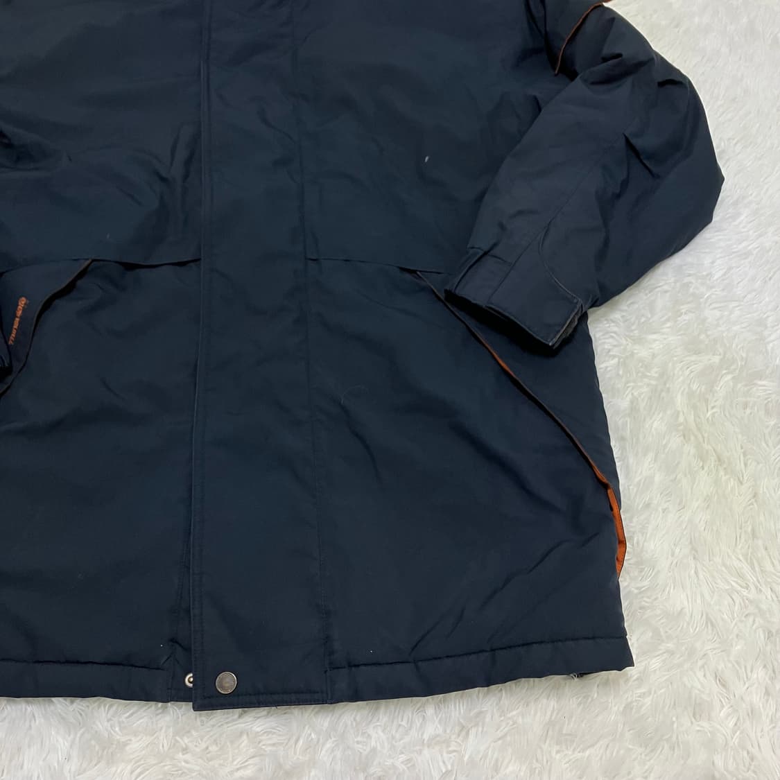 빈티지 네이비 자수 패딩 859 y2k 스트릿 모리 갸루 일본빈티지 펑키 상품이미지4