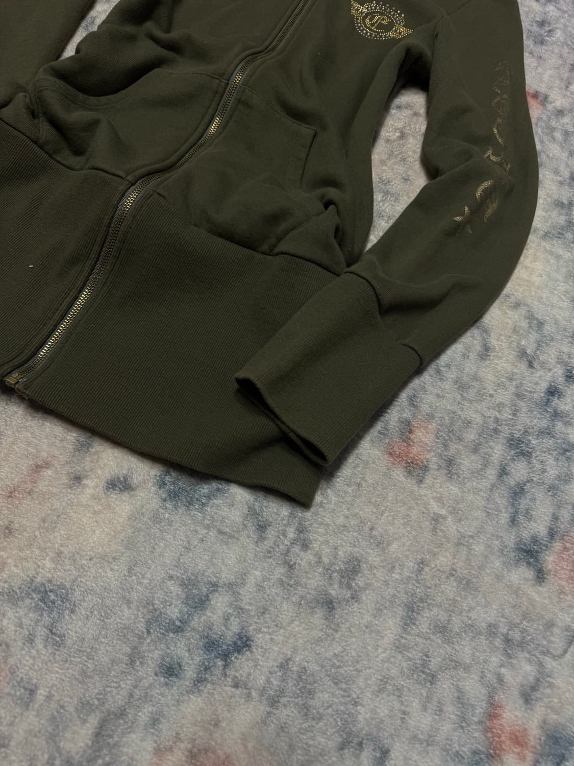Egoist y2k khaki bizz wings hoodie 상품이미지7