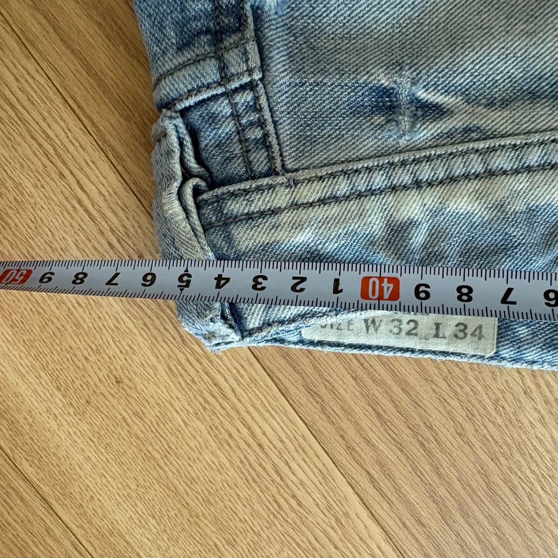 디젤 LARKEE 워싱 데님 청바지 W32L34 상품이미지9