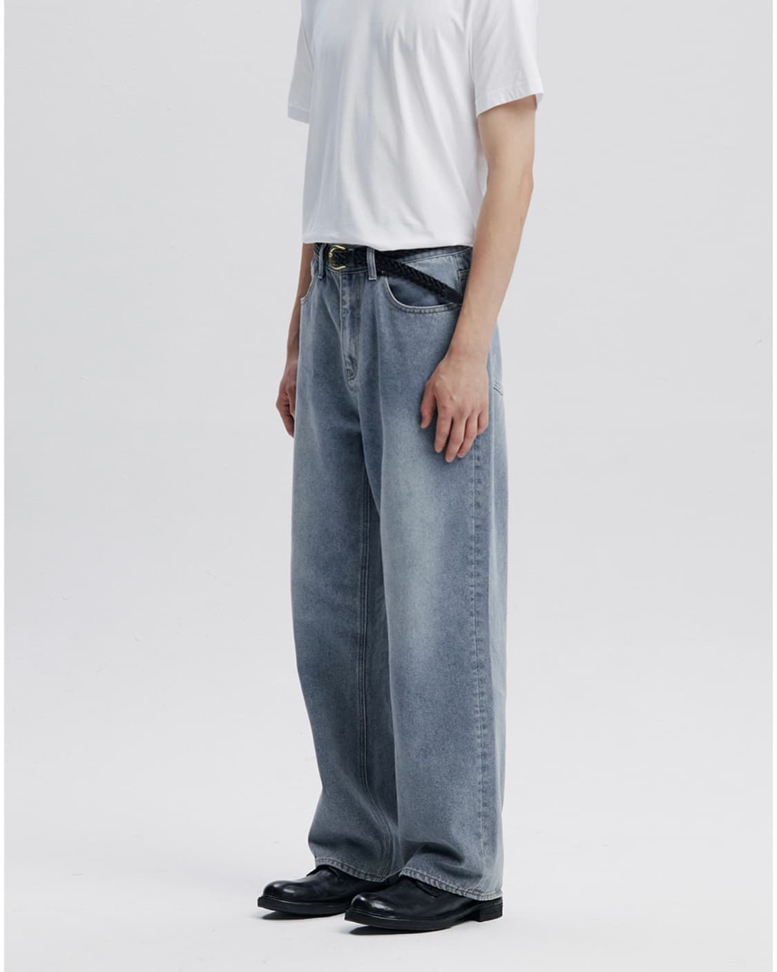 브랜디드 [스토커즈 콜라보] 컴피진스 스모키 라이트 블루 32 COMFY 상품이미지5