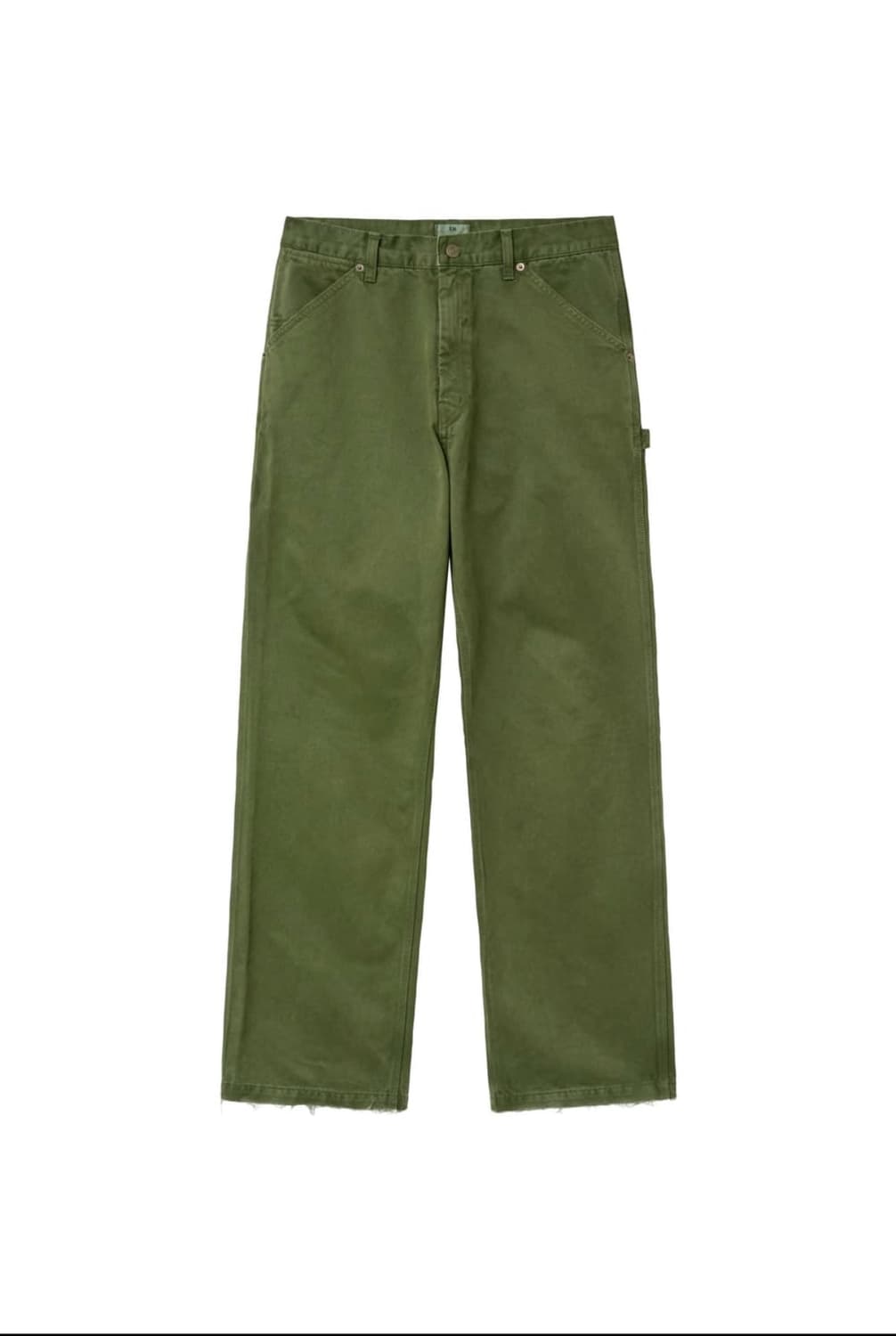 a.ta cut off carpenter pants moss 상품이미지1