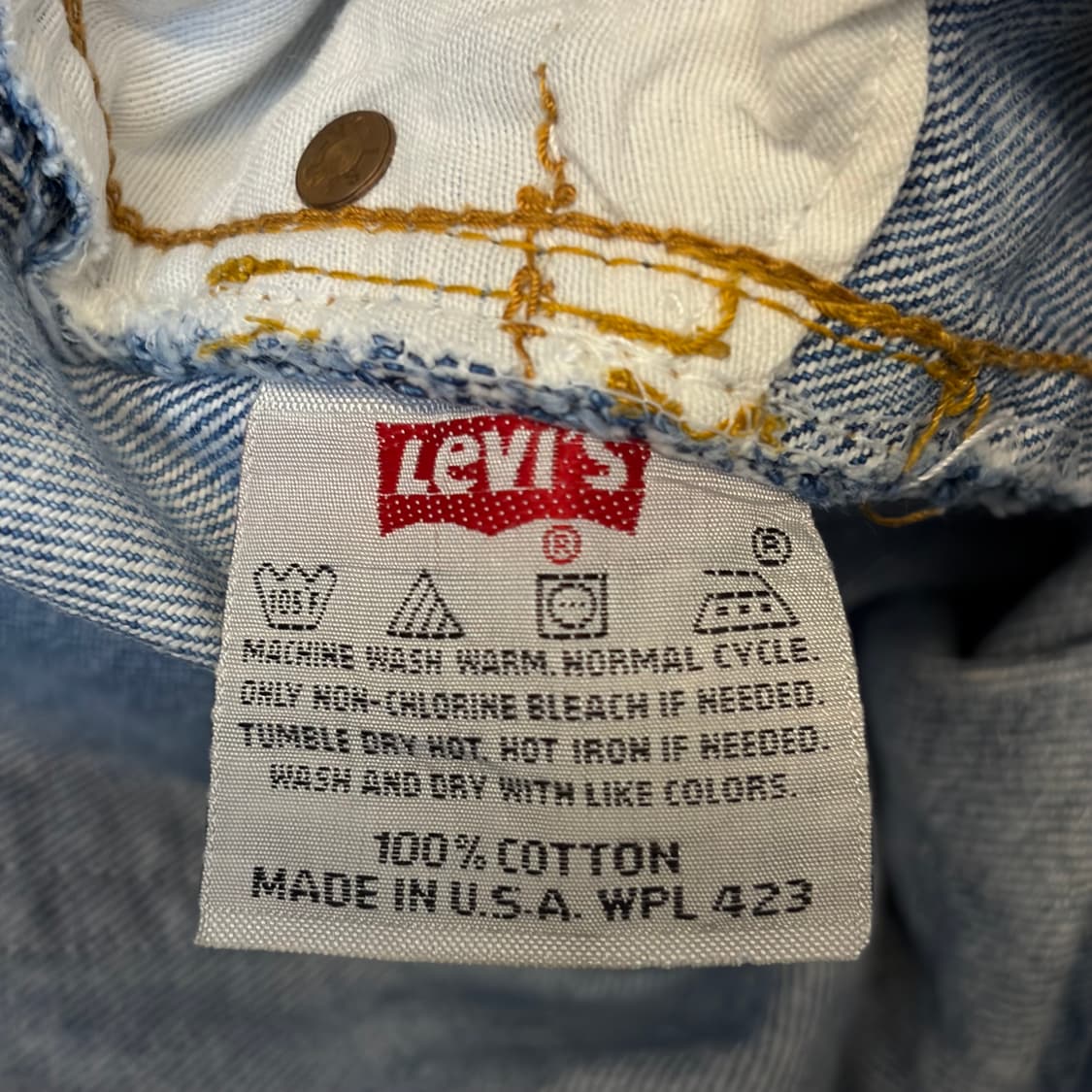 90s Made in USA  빈티지 리바이스 501 청바지 상품이미지3