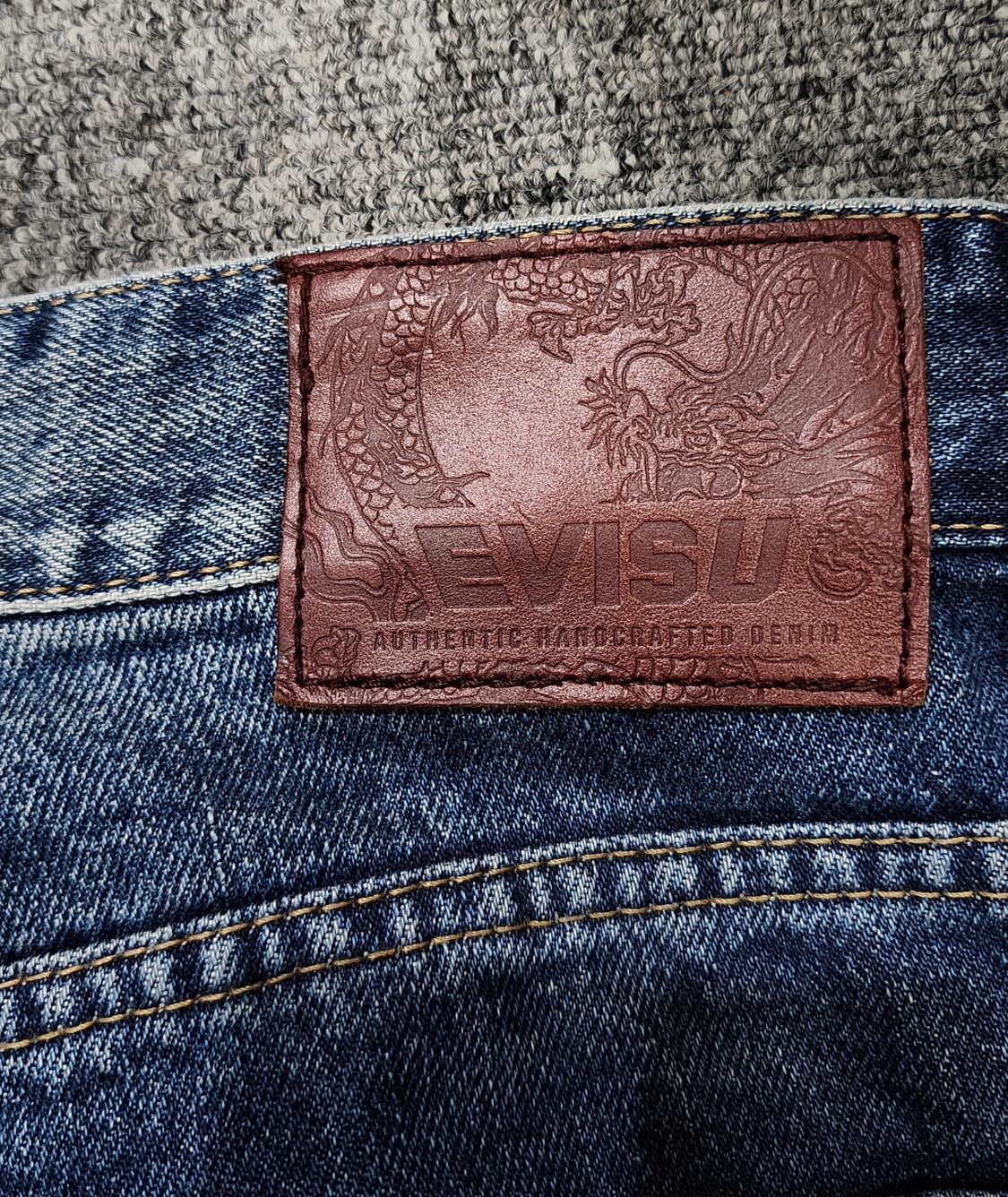 에비수 패치 워크 데님팬츠 청바지 32 상품이미지7