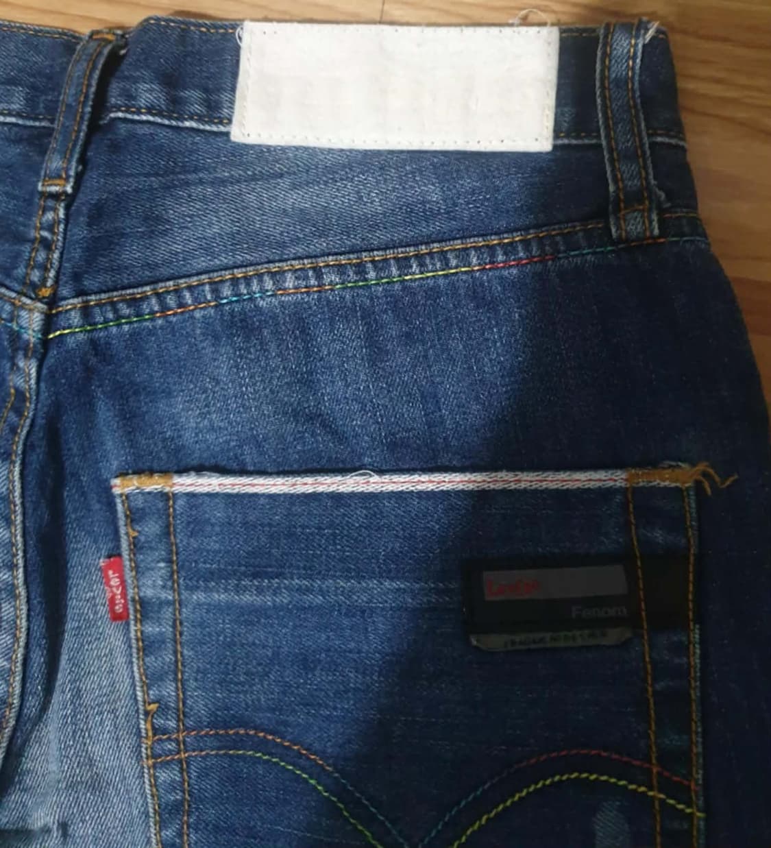 라바이스 x프래그먼츠 x 무라카미 데님반바지 30 상품이미지5