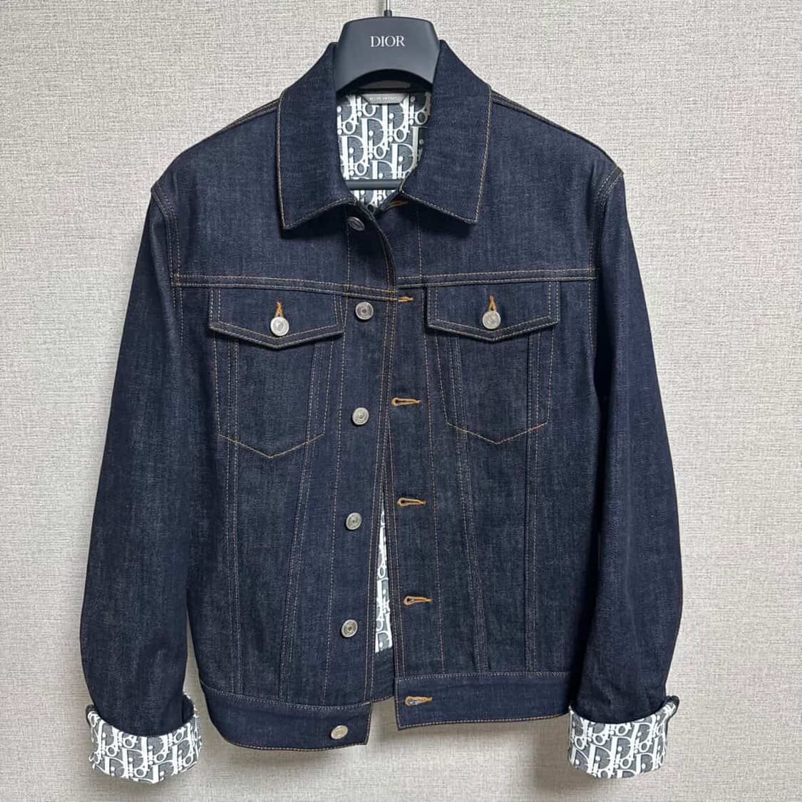 [새상품] 디올 오블리크 데님 청자켓 42 상품이미지1