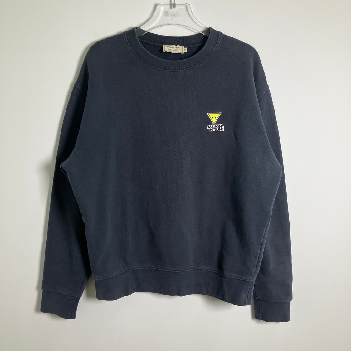 메종키츠네 트라이앵글 폭스 패치 스웨트셔츠 M 상품이미지1
