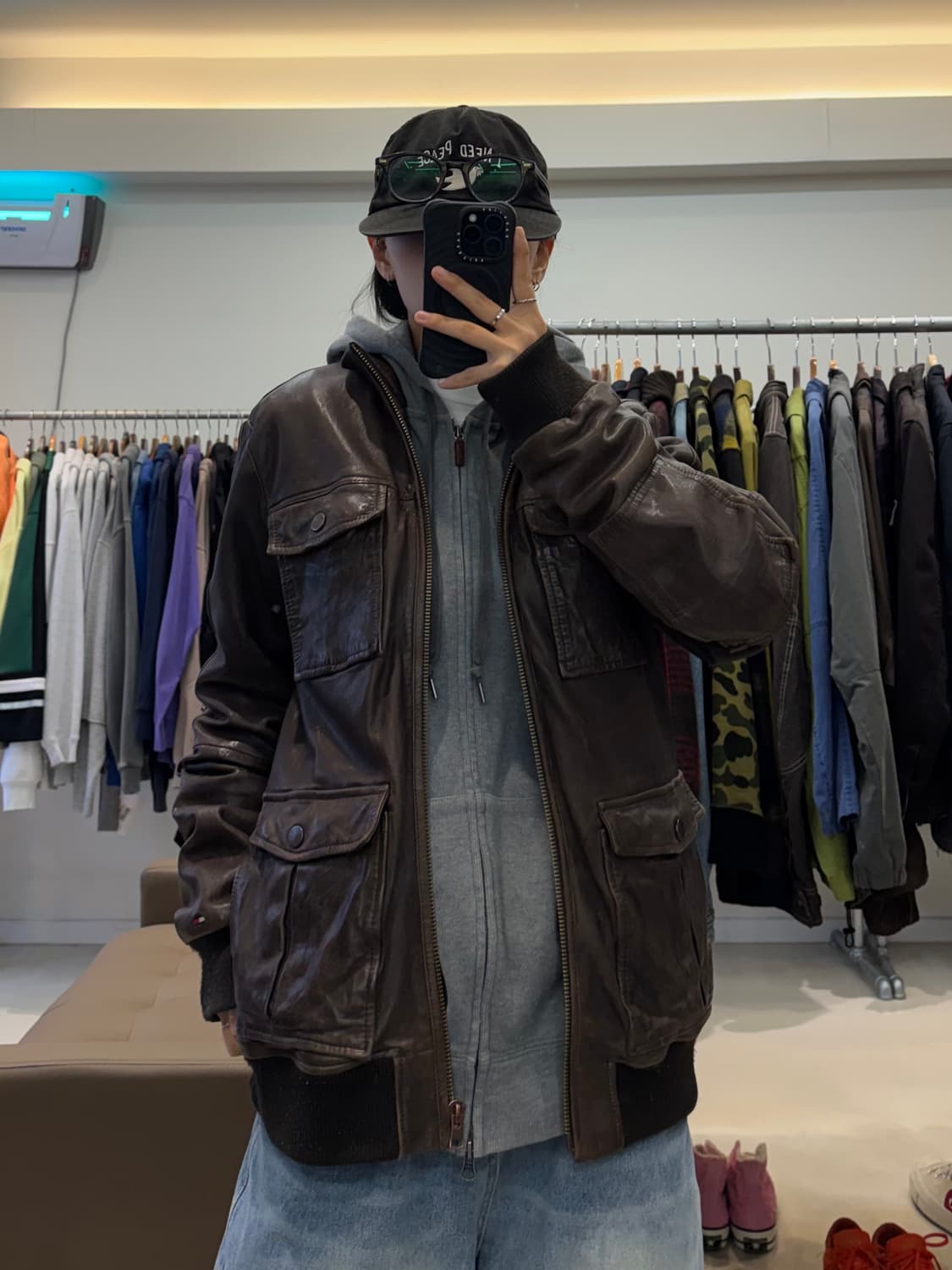 타미힐피거 램스킨 자켓 상품이미지6