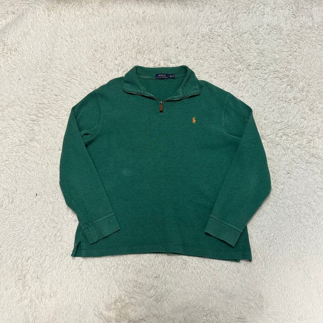 Polo Green Half-Zip Knit 상품이미지4