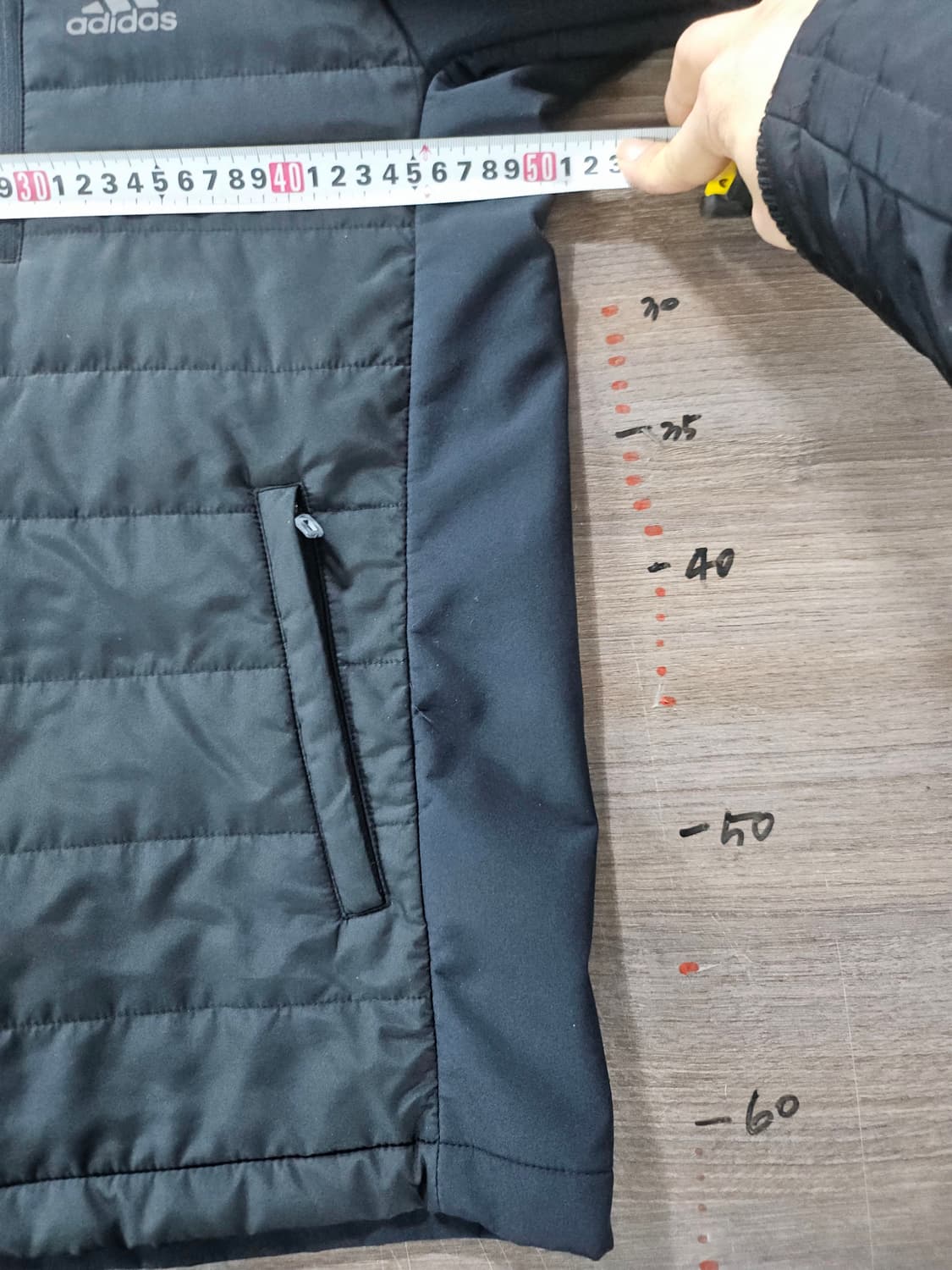 아디다스 로고 경량 패딩 후드집업  95 상품이미지6