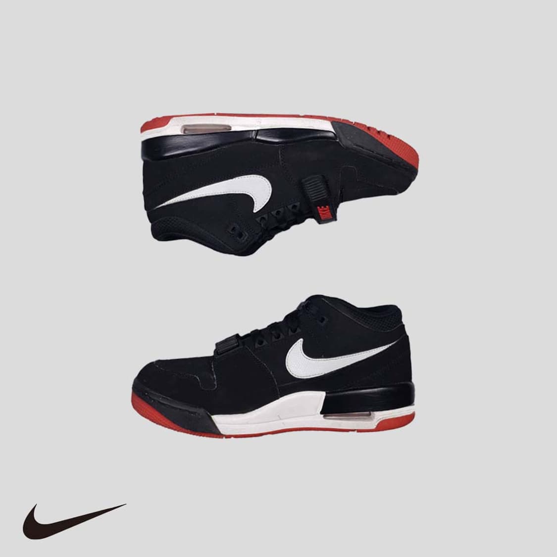 나이키 에어 알파루션 블랙 레드 684716-002 S 상품이미지1