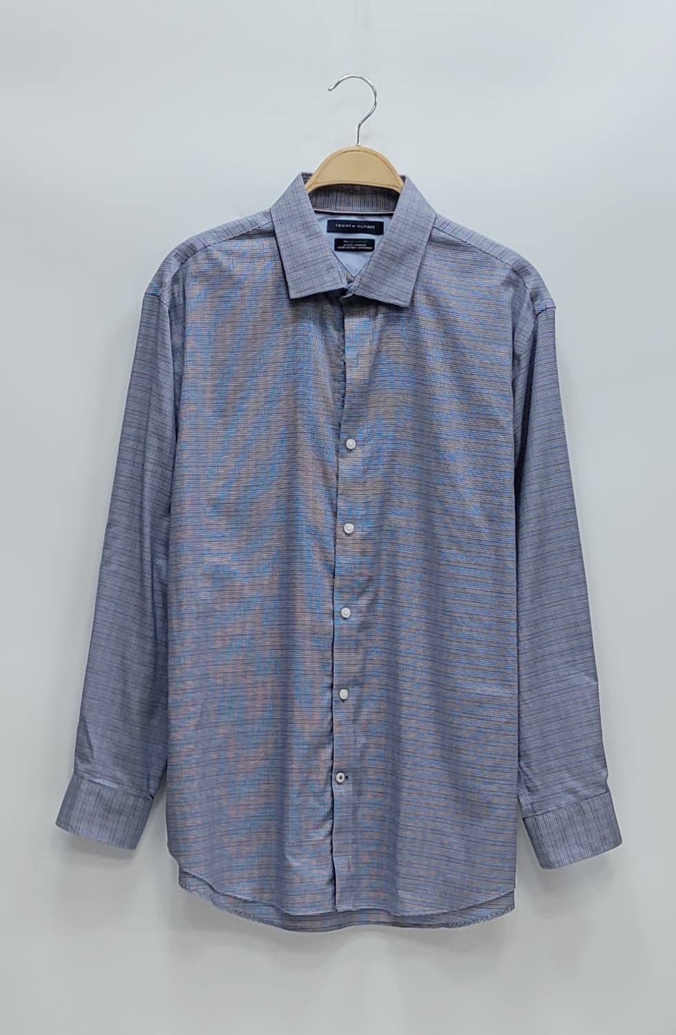 TOMMY HILFIGER 타미힐피거 마이크로 체크 셔츠 / 남 XL
 상품이미지1