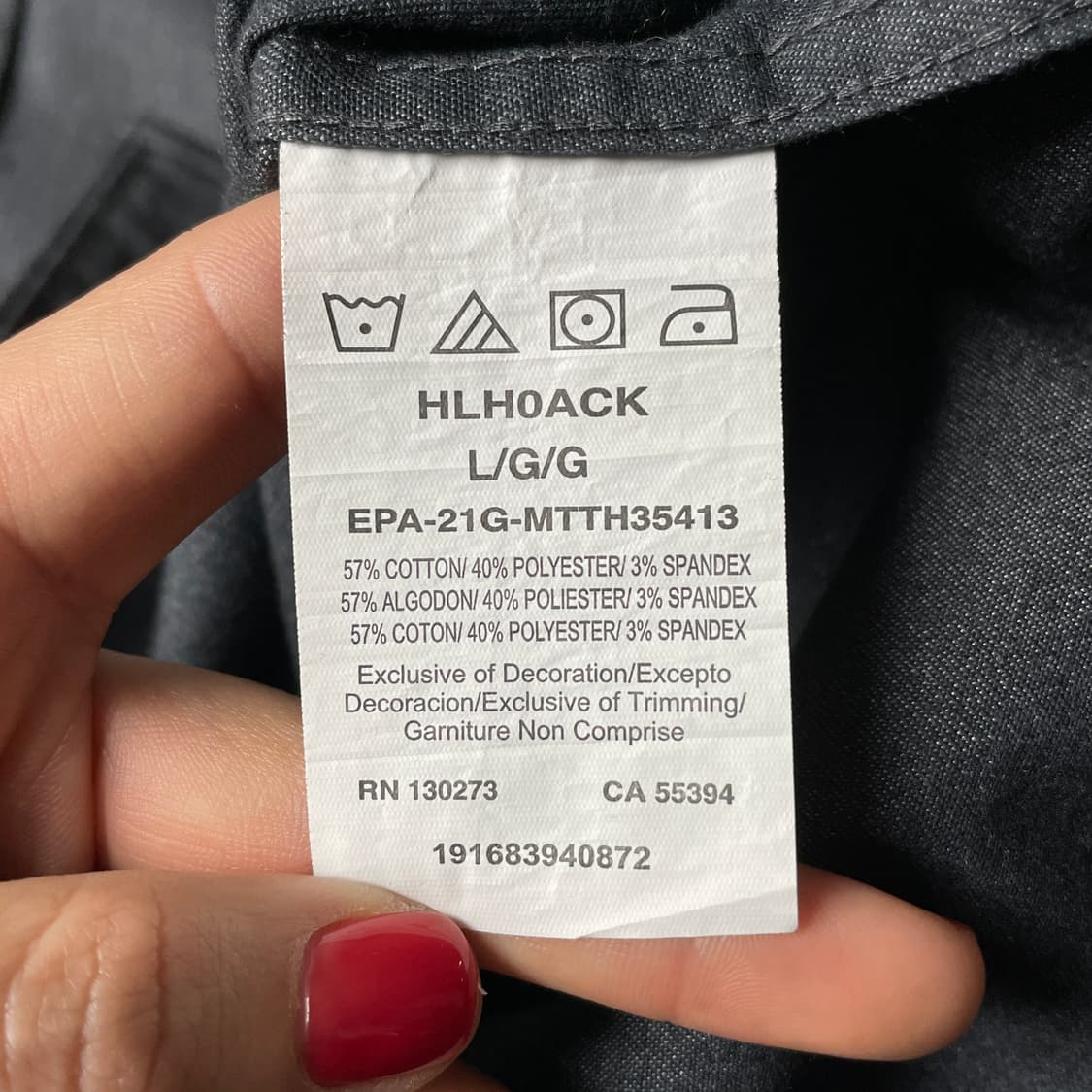 WRANGLER 랭글러 빈티지 그레이 코튼 워크 셔츠 A00612 상품이미지10