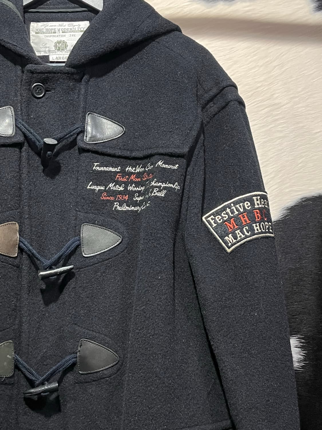 Mac hope 후드 떡볶이코트 상품이미지4