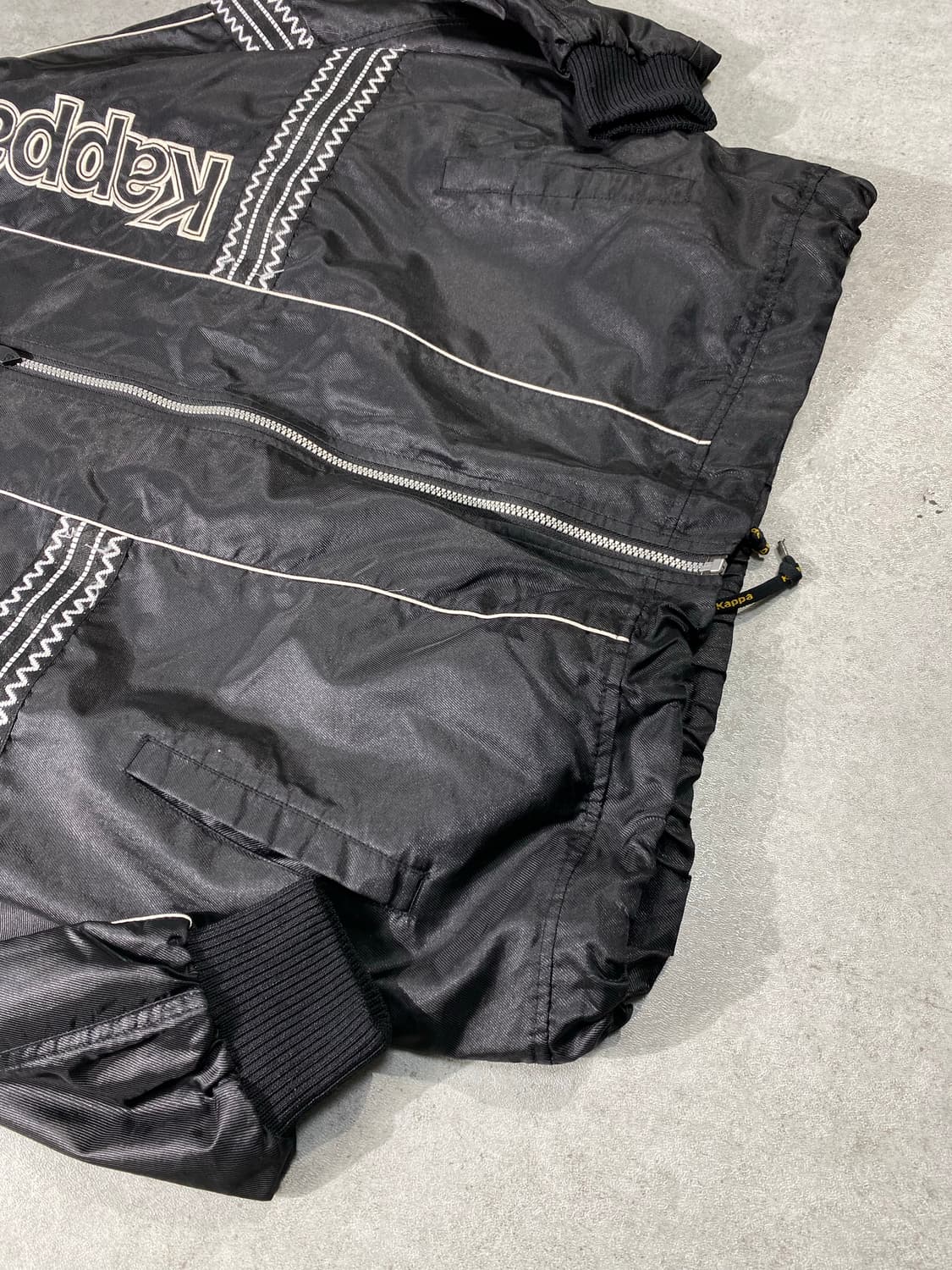 [XL] 90-00s KAPPA 카파 올드스쿨 나일론 집업자켓 상품이미지4