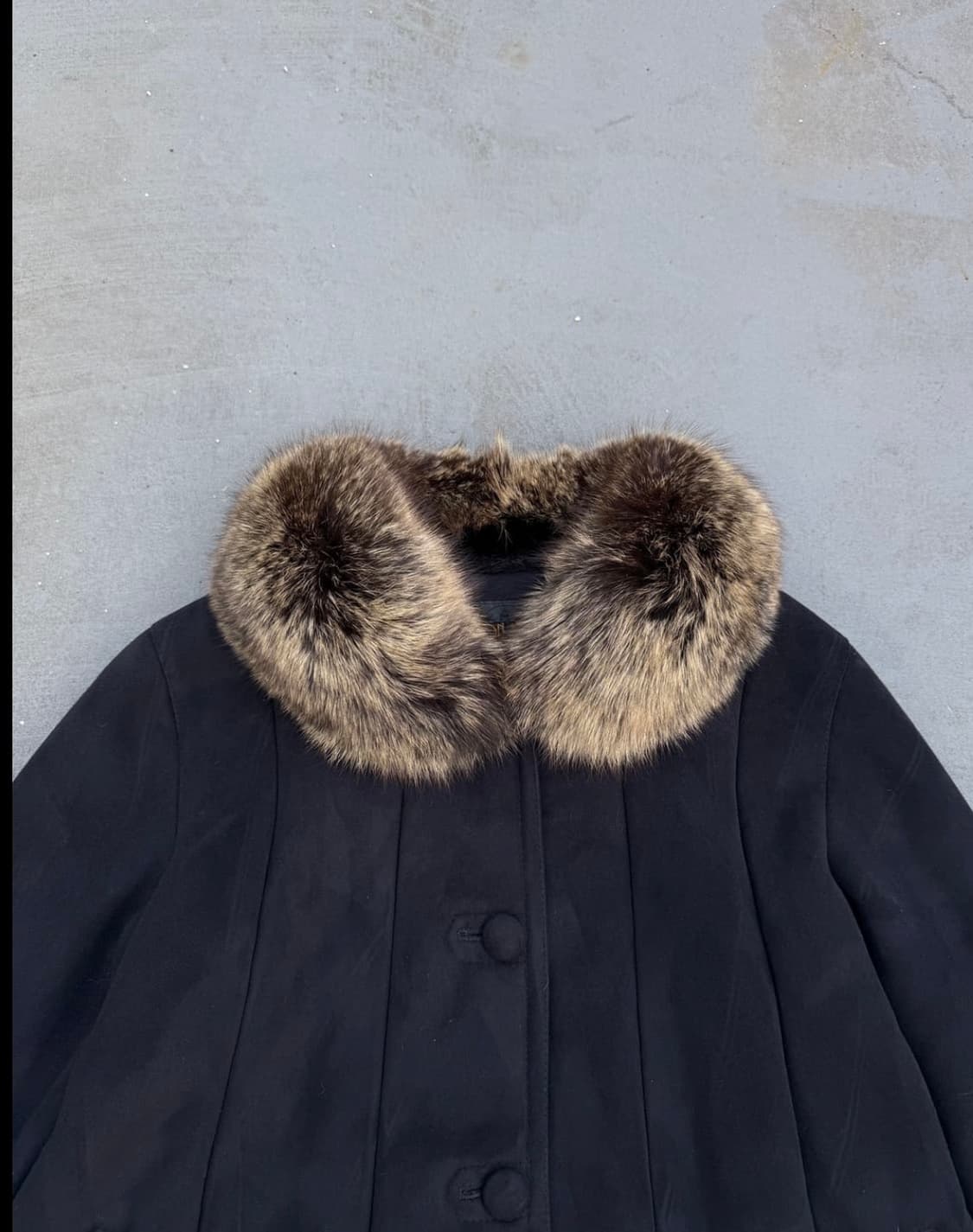 리얼 퍼 트리밍 코트 상품이미지4