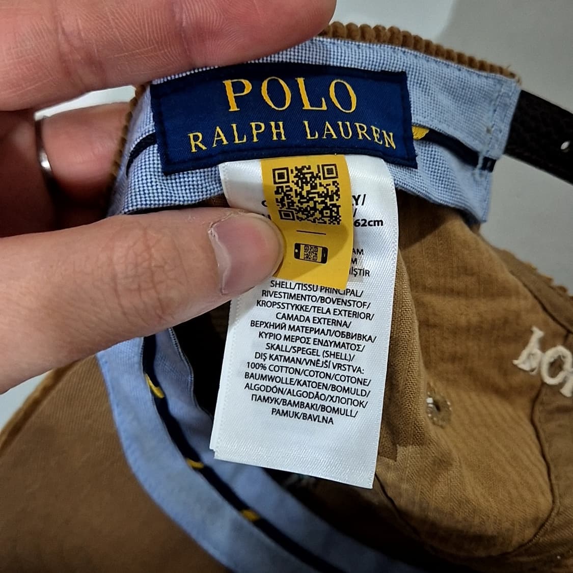 폴로 랄프로렌 코듀로이 볼캡 상품이미지4