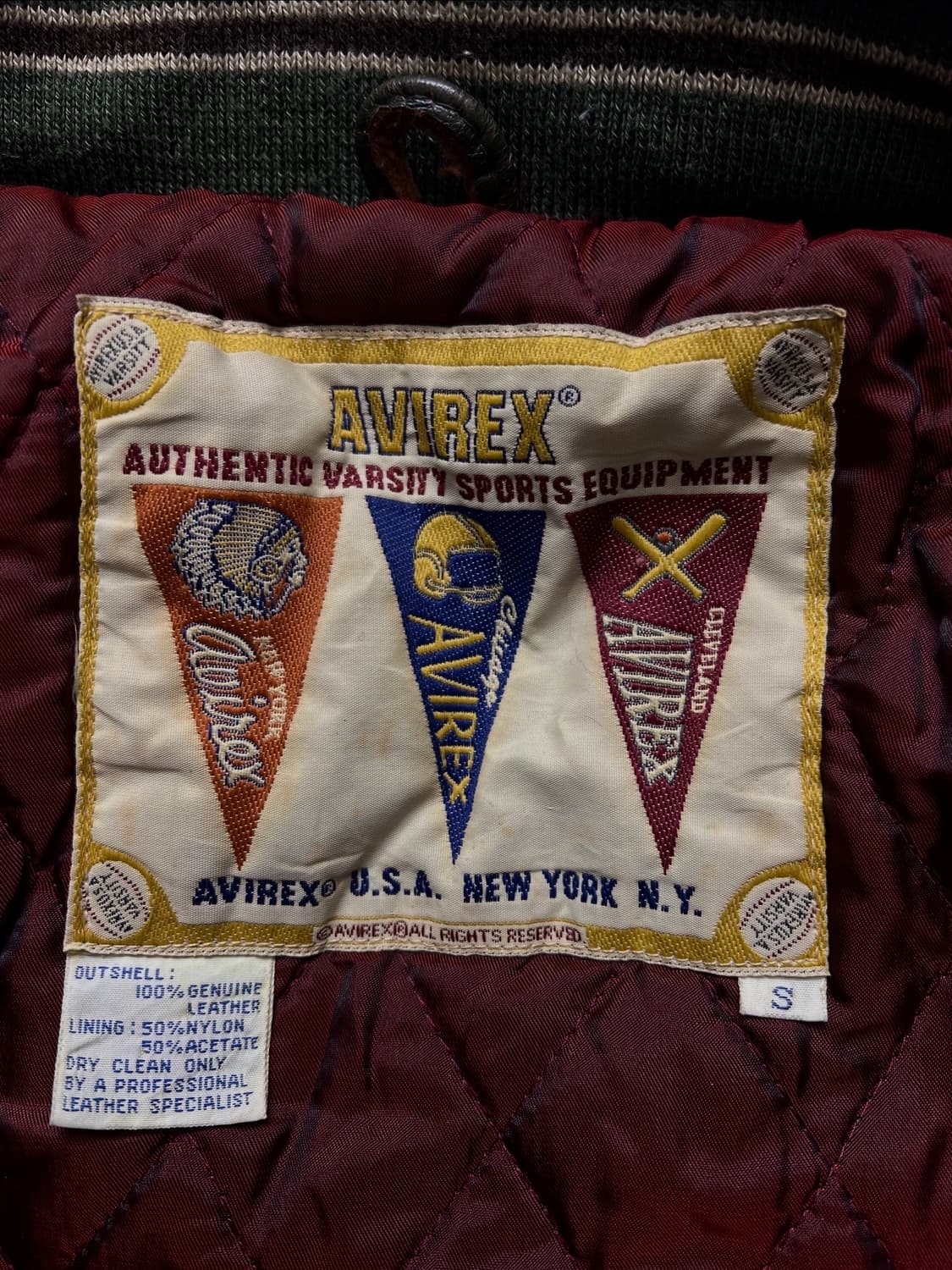 아비렉스 가죽자켓 바시티자켓 상품이미지6