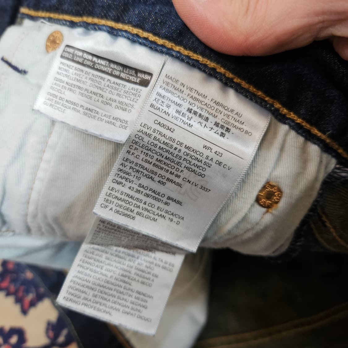 리바이스(Levis) No.501CT 베이직 워시드 데님팬츠 상품이미지7