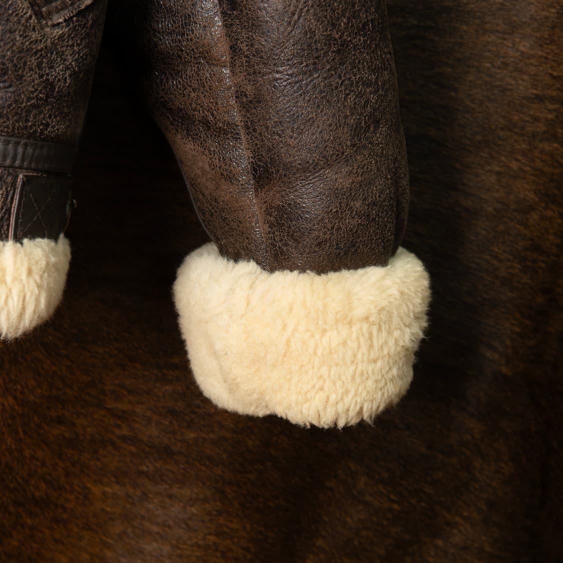 [95] 90s y'sb 예스비 양가죽 양털 B3 무스탕  상품이미지6