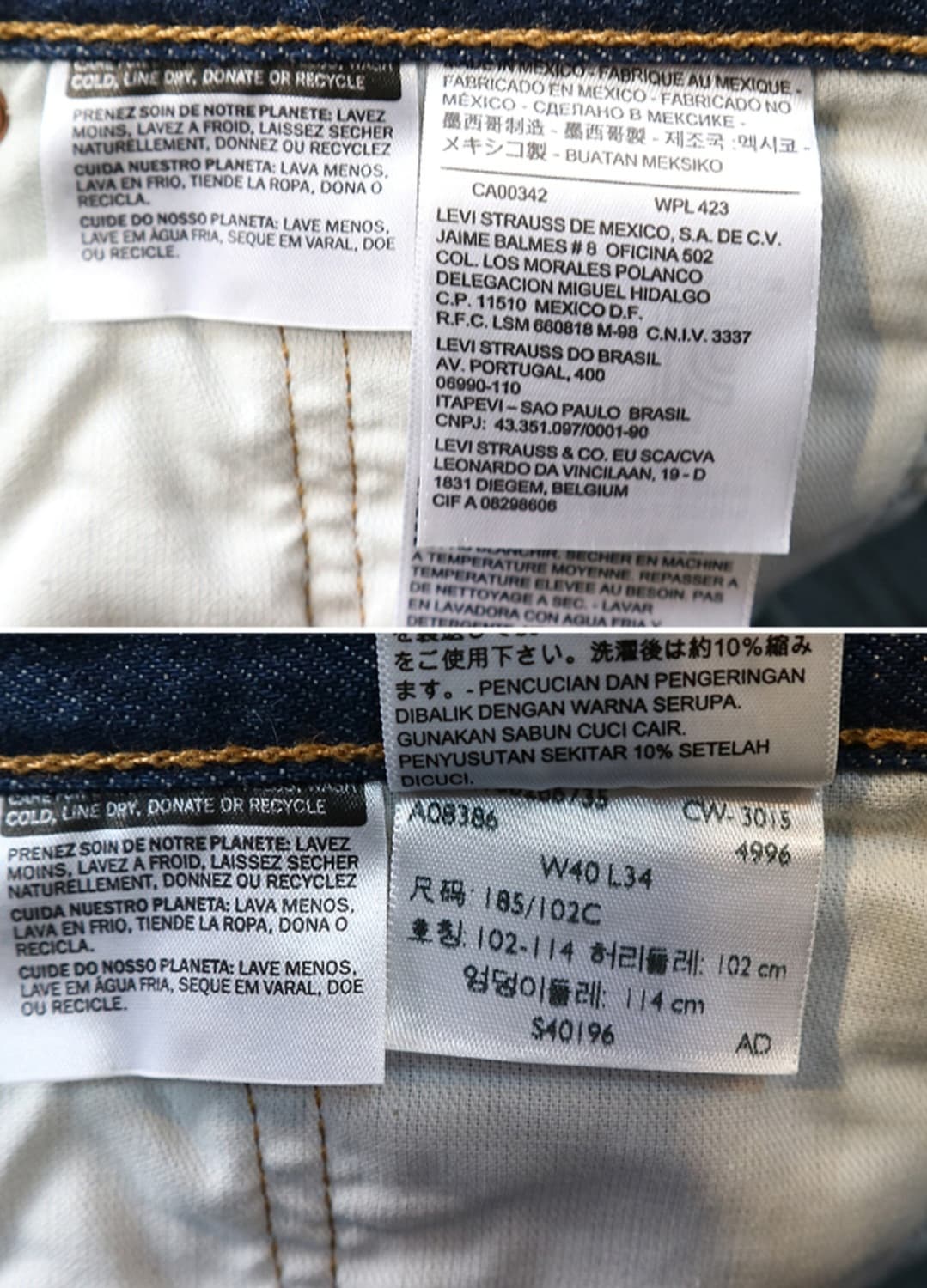 LEVIS 리바이스 501XX  진청데님 40사이즈 상품이미지9