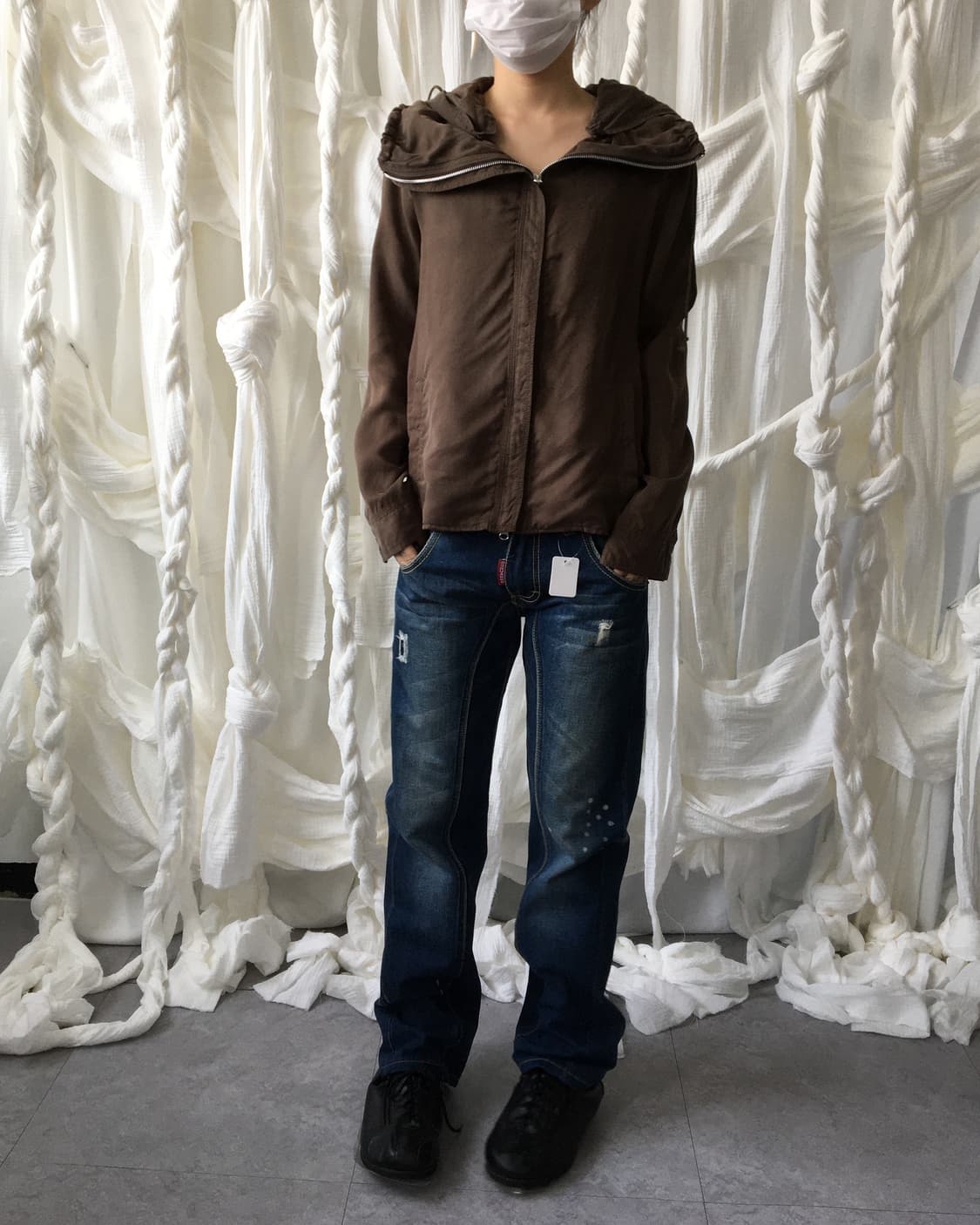 High neck hood jacket 상품이미지6