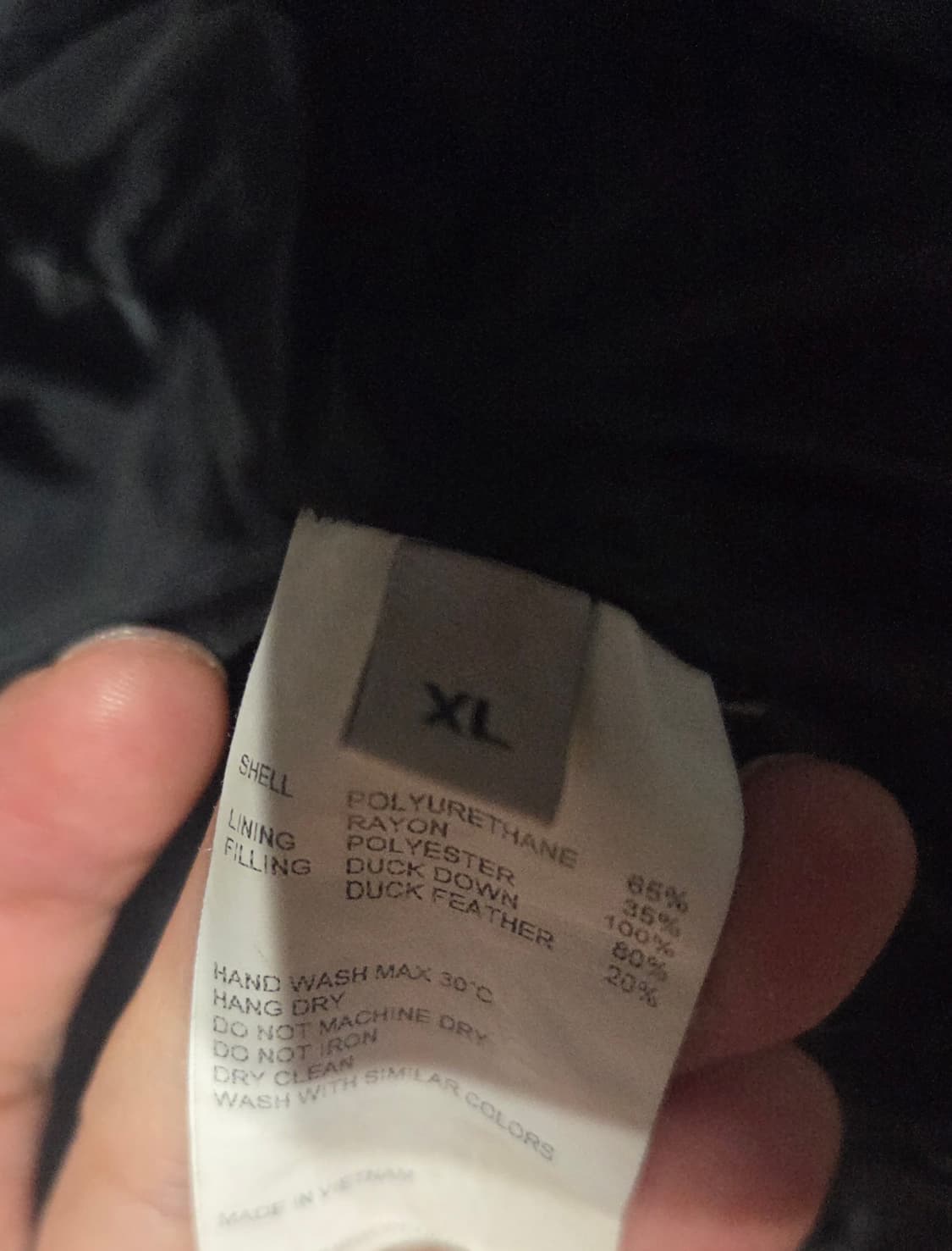 비바스튜디오 브라운 레더 덕다운패딩 XL 상품이미지4