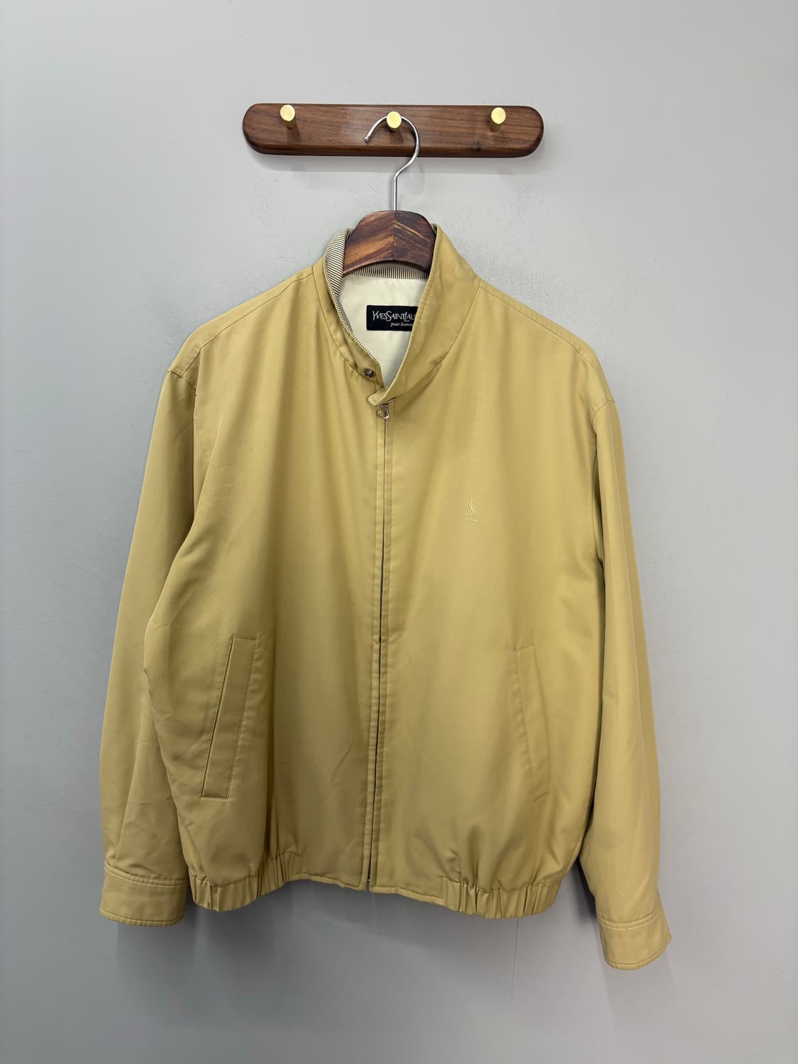 입생로랑 베이지 블루종 자켓 A3081 상품이미지2