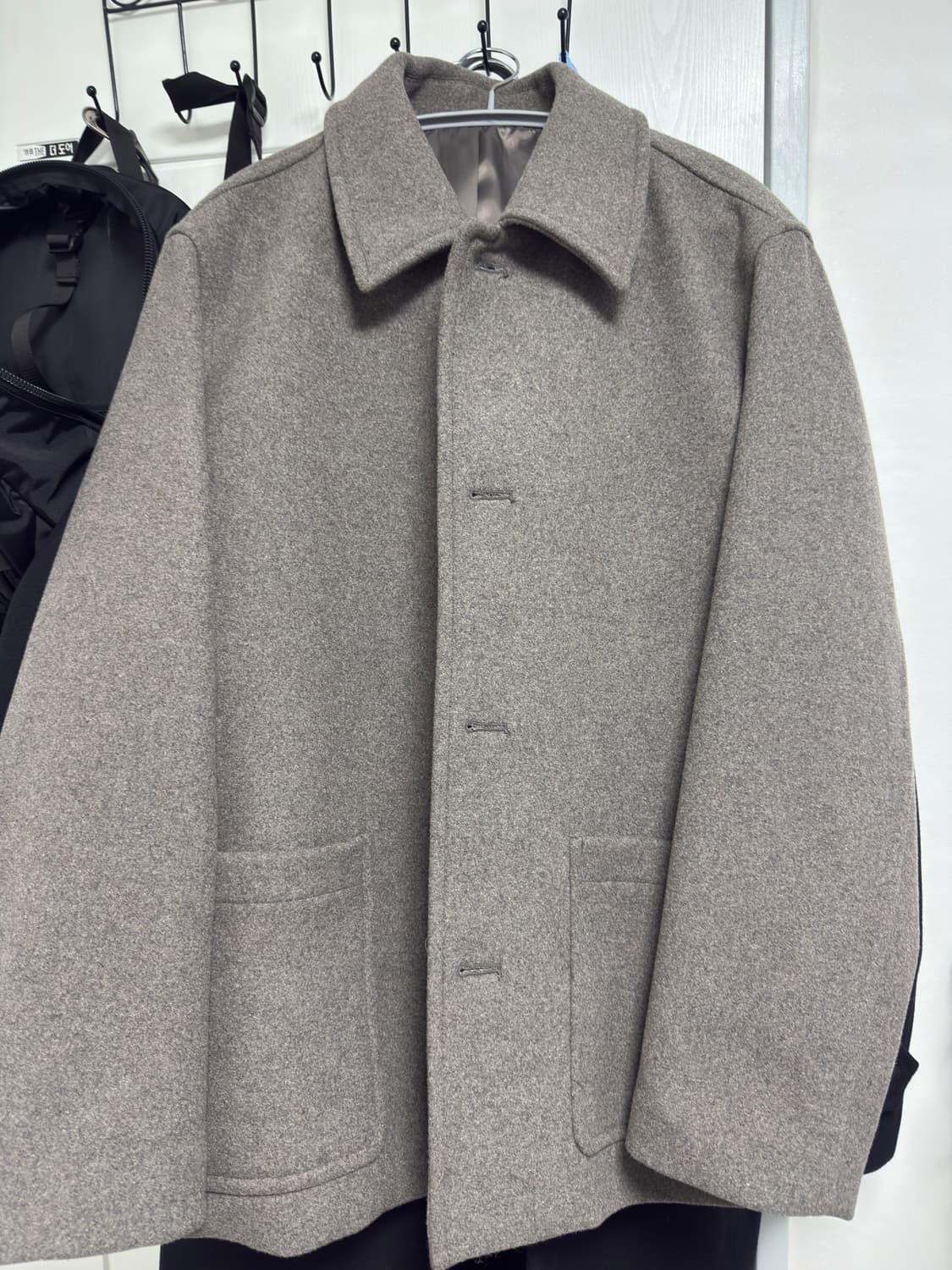 무신사 스탠다드 데일리 하프 발마칸 코트 토프 L 택 없는 새상품 상품이미지1