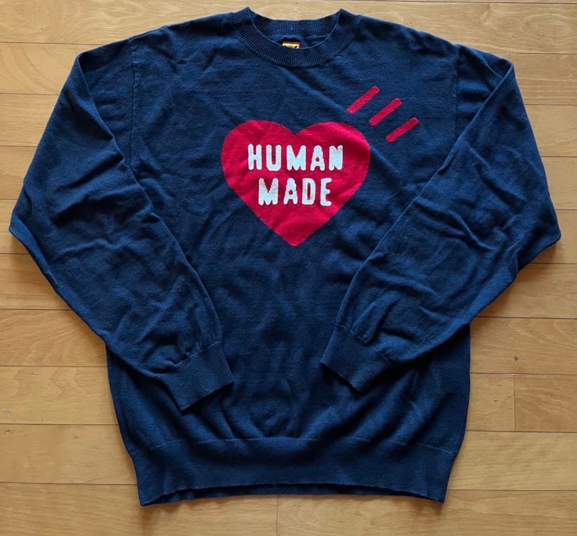 [XL] HUMAN MADE 하트 니트 스웨터 상품이미지1