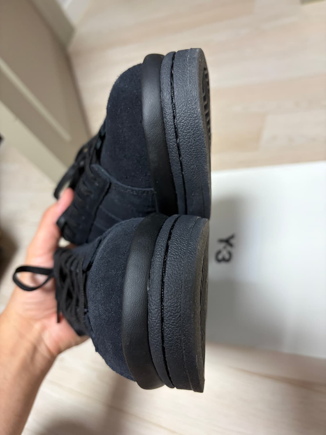 Y3 히쵸(Hicho) 블랙코어화이트(1회실착, 260) 상품이미지6