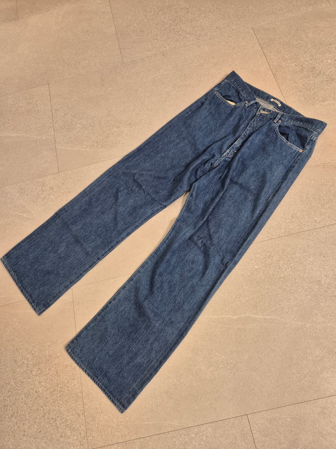 오라리 샐비지 라이트 데님 팬츠 22시즌 상품이미지1