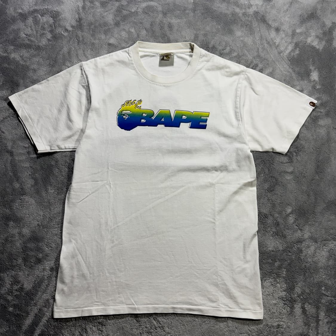 베이프 BAPE 반팔 티셔츠 화이트 상품이미지1