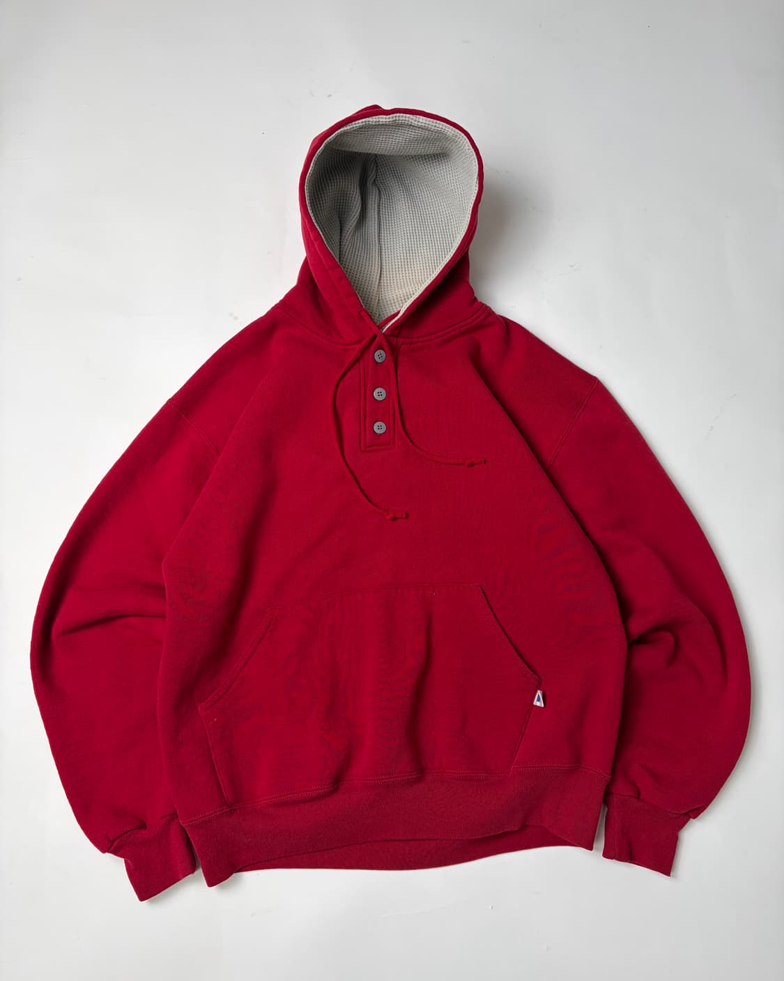 90s Russell Button Hoodie (red) 상품이미지1