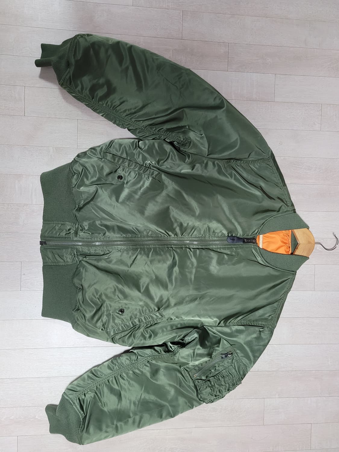 알파인더스트리 ma-1 세이지그린 (M) 상품이미지2