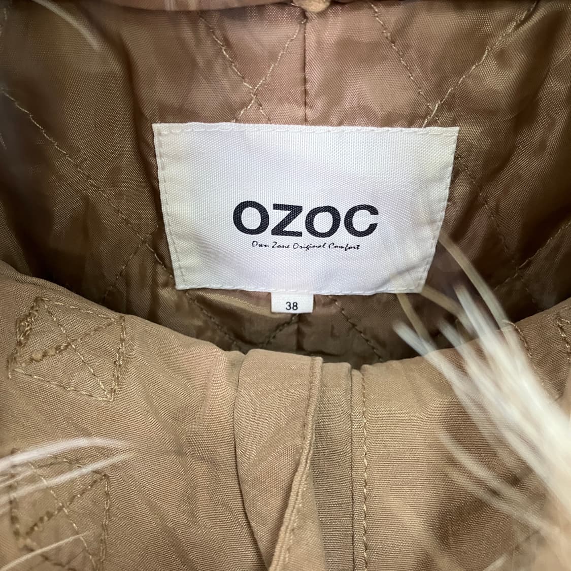 OZOC 베이지 롱야상 점퍼 38 상품이미지3