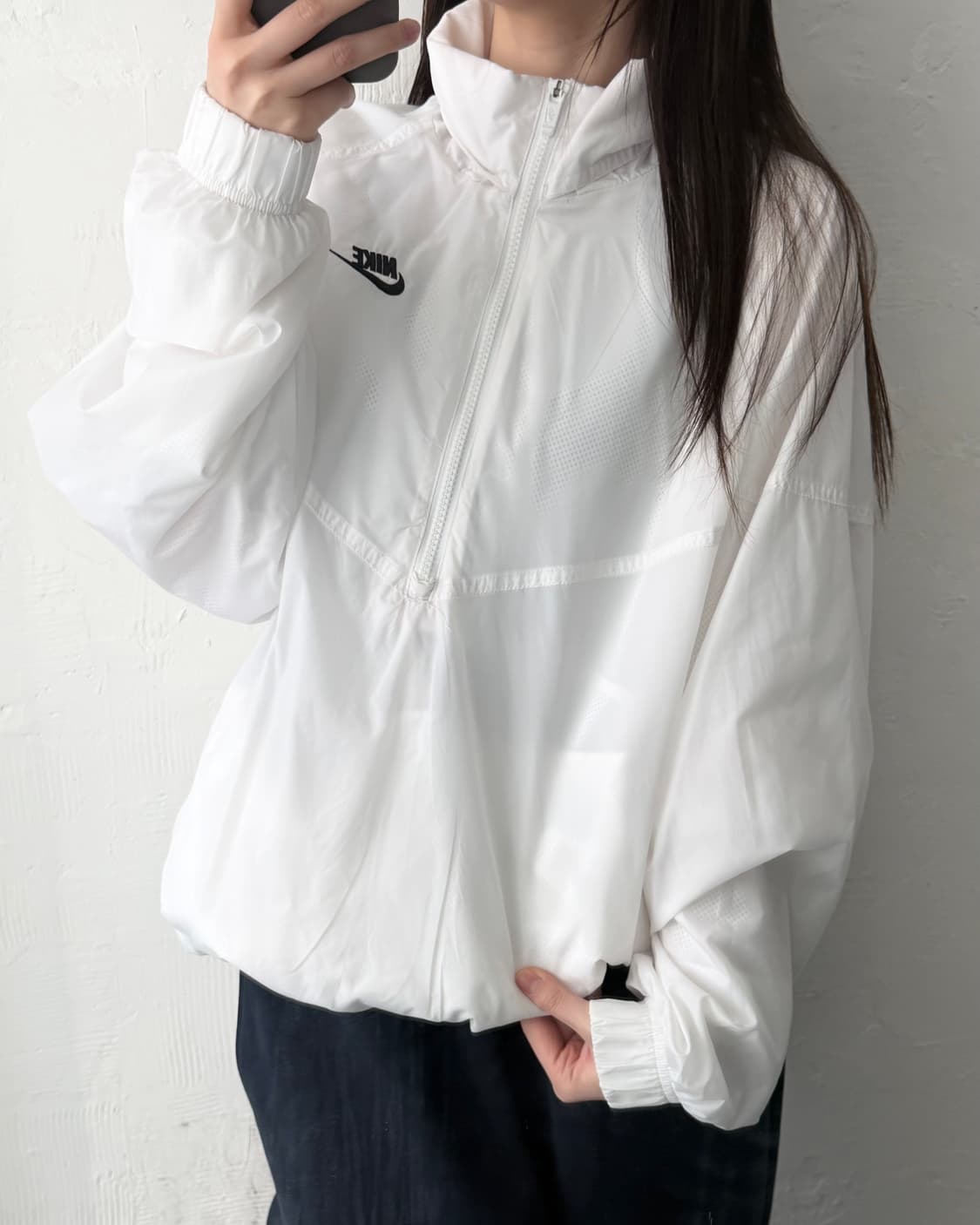 Nike 나이키 화이트컬러 아노락 바람막이 상품이미지8