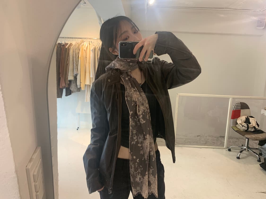 Dusty Rose lace scarf 상품이미지3