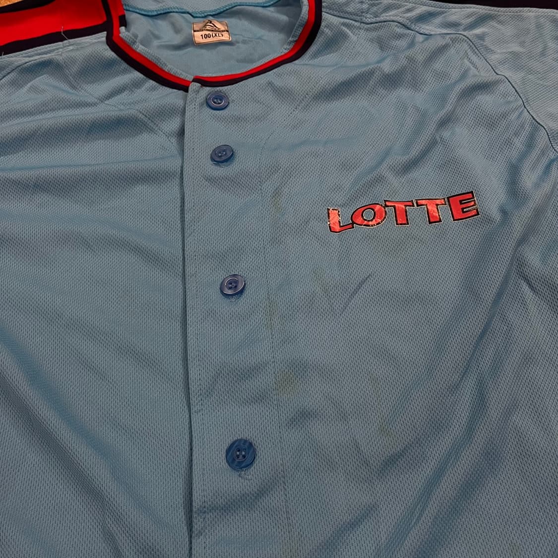 [정품/100,xl] 롯데 자이언츠 올드 유니폼 34 마님 마킹 b18 상품이미지4