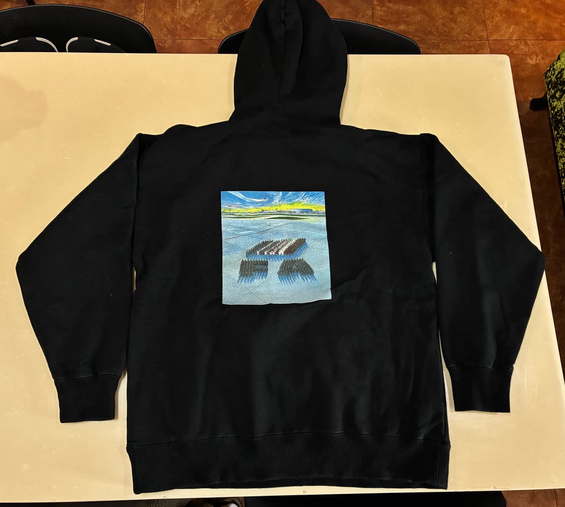 L) 퍼킹어썸 FA 에어플레인 후드티 블랙 상품이미지4