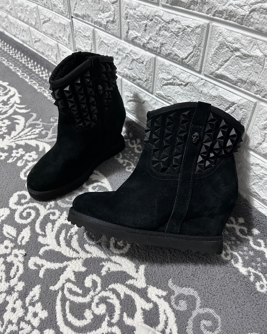 Ash 아쉬 스터드 웨지힐 스웨이드 부츠 상품이미지1