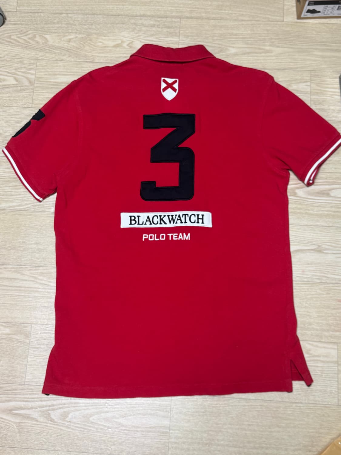 폴로 빅포니 카라 반팔 레드 상품이미지2