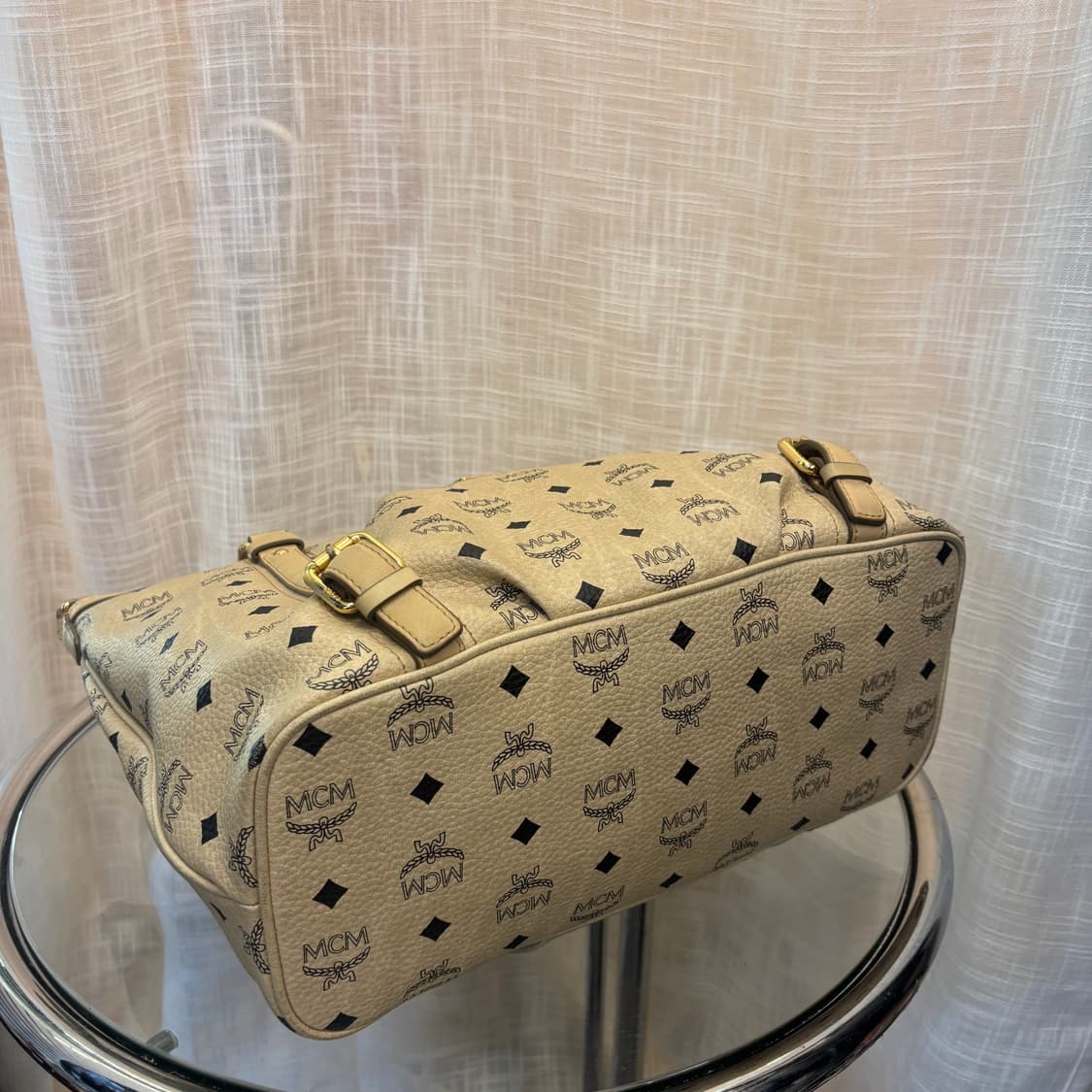 정품 MCM 비세토스 아이보리 숄더백      상품이미지7