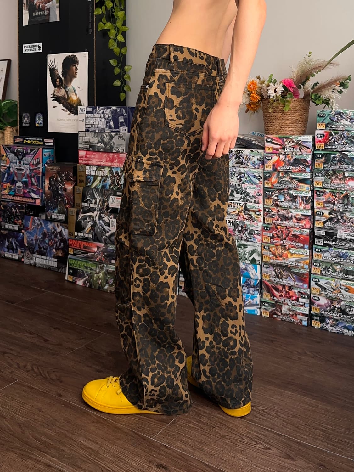 올오버 레오파드 카펜터 팬츠 상품이미지6